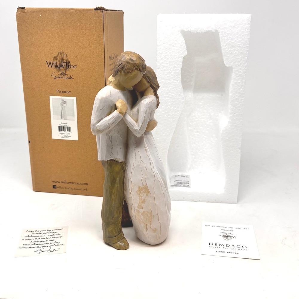 Willow Tree Promise Sculpted Hand-Painted Figure Susan Lordi Demdaco Wedding New